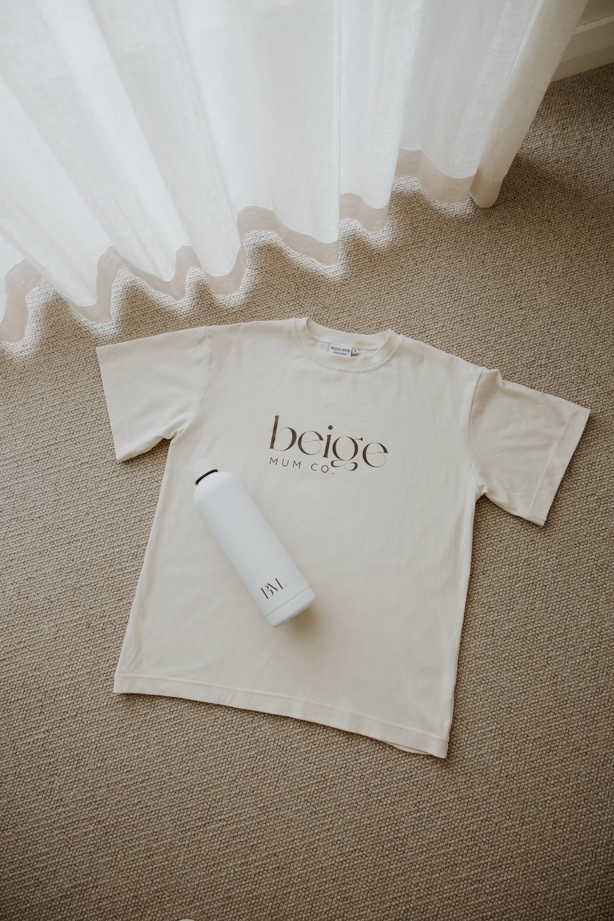 Beige Mum Signature Tee