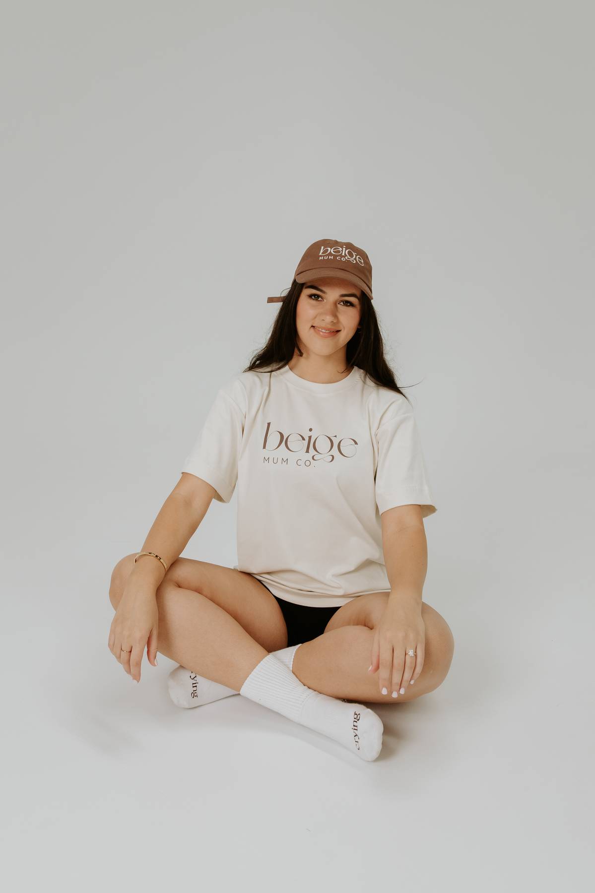 Beige Mum Signature Tee